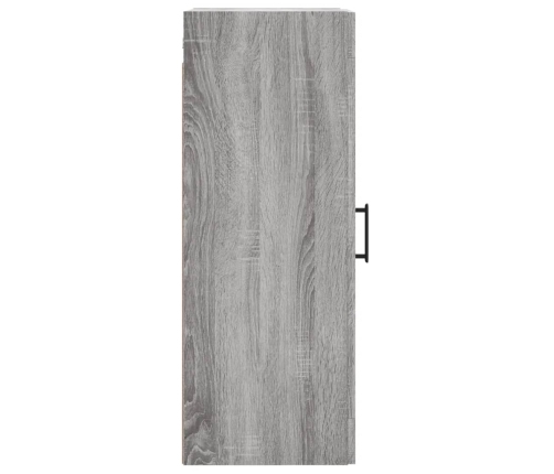 Armario de pared madera de ingeniería gris Sonoma 34,5x34x90 cm