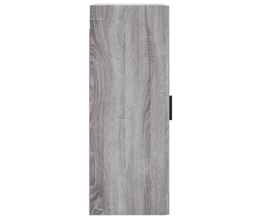 Armario de pared madera de ingeniería gris Sonoma 34,5x34x90 cm