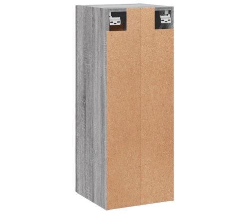 Armario de pared madera de ingeniería gris Sonoma 34,5x34x90 cm