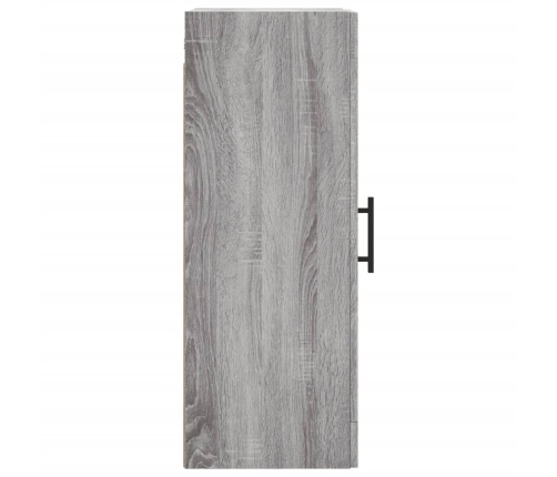 Armario de pared madera de ingeniería gris Sonoma 34,5x34x90 cm