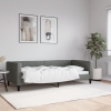 vidaXL Sofá cama tela gris oscuro 90x200 cm