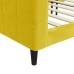 Sofá cama terciopelo amarillo 90x200 cm