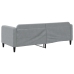 vidaXL Sofá cama tela gris claro 80x200 cm