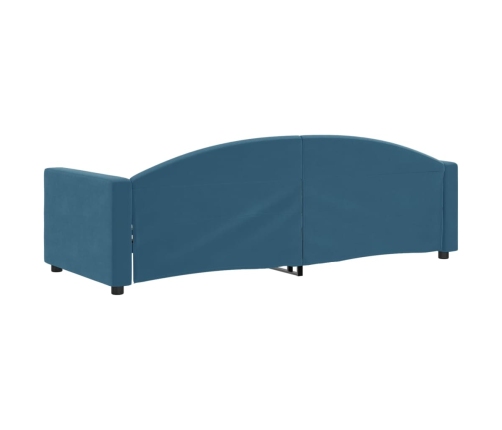 vidaXL Sofá cama terciopelo azul 80x200 cm