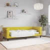 Sofá cama terciopelo amarillo 80x200 cm