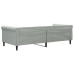 vidaXL Sofá cama terciopelo gris claro 90x200 cm