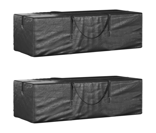 Bolsas para guardar árbol de Navidad 2 uds polietileno negro