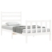 Estructura cama sin colchón madera maciza pino blanca 100x200cm