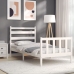Estructura cama sin colchón madera maciza pino blanca 100x200cm