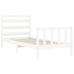 Estructura cama sin colchón madera maciza pino blanca 100x200cm
