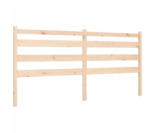 Estructura de cama sin colchón madera maciza de pino 200x200 cm