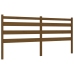Estructura cama y cabecero madera maciza marrón miel 200x200 cm