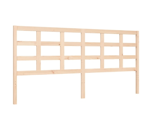 Estructura de cama sin colchón madera maciza de pino 200x200 cm