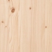 Estructura de cama de matrimonio con cabecero madera maciza
