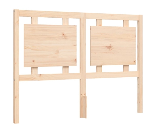 Estructura de cama sin colchón madera maciza de pino 140x190 cm