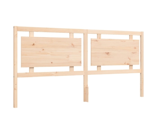 Estructura de cama sin colchón madera maciza de pino 200x200 cm