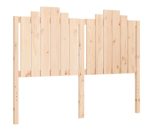 Estructura de cama sin colchón madera maciza de pino 140x190 cm