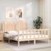 Estructura de cama sin colchón madera maciza de pino 160x200 cm