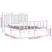 Estructura de cama sin colchón madera maciza de pino 160x200 cm