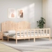 Estructura de cama sin colchón madera maciza de pino 200x200 cm