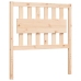 Estructura de cama con cabecero madera maciza