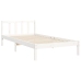 Estructura cama sin colchón madera maciza pino blanca 100x200cm