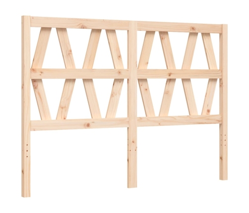 Estructura de cama sin colchón madera de pino blanca 140x200 cm