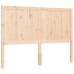 Estructura de cama de matrimonio con cabecero madera maciza