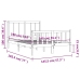 Estructura de cama sin colchón madera maciza de pino 140x190 cm