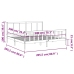 Estructura de cama sin colchón madera maciza de pino 200x200 cm