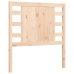 Estructura de cama individual con cabecero madera maciza