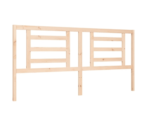 Estructura de cama sin colchón madera maciza de pino 200x200 cm