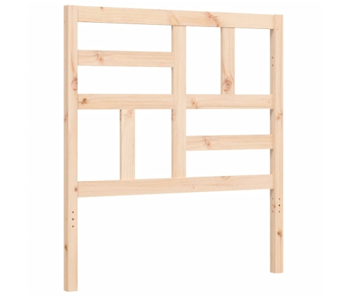 Estructura de cama sin colchón madera maciza de pino 90x200 cm