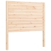 Estructura de cama individual con cabecero madera maciza