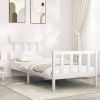 Estructura cama sin colchón madera maciza pino blanca 100x200cm