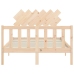 Estructura de cama sin colchón madera de pino maciza 120x200 cm