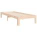 Estructura de cama con cabecero madera maciza