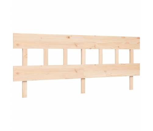 vidaXL Estructura de cama con cabecero madera maciza 200x200 cm