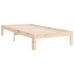 Estructura de cama con cabecero madera maciza