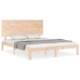 Estructura de cama sin colchón madera maciza de pino 160x200 cm