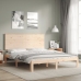 Estructura de cama sin colchón madera maciza de pino 160x200 cm