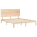 Estructura de cama sin colchón madera maciza de pino 160x200 cm