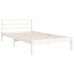 Estructura cama sin colchón madera maciza pino blanca 100x200cm