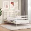 Estructura cama sin colchón madera maciza pino blanca 100x200cm