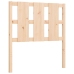 Estructura de cama con cabecero madera maciza 90x200 cm