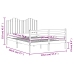 Estructura de cama con cabecero madera maciza 140x190 cm