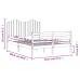 Estructura de cama con cabecero madera maciza 140x200 cm