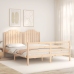 Estructura de cama con cabecero madera maciza 160x200 cm