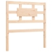 Estructura de cama individual con cabecero madera maciza