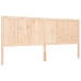 Estructura de cama con cabecero madera maciza 200x200 cm